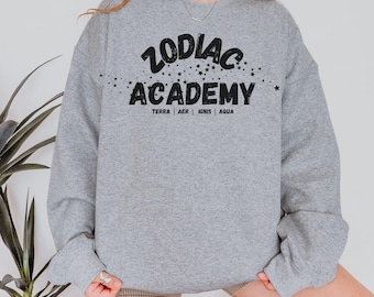 Bluza Zodiac Academy | Elemental Houses | Bookish Merch | Romantasy