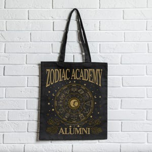 Zodiac Academy Canvas Tote | Bookish Merch | Tote for Book Lovers