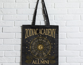 Zodiac Academy Canvas Tote | Bookish Merch | Tote for Book Lovers