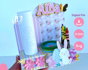Activity Box Template for Cameo and Cricut, Activity Box Stencil for Coloring and 0.1oz Playdoh, Box template activity.