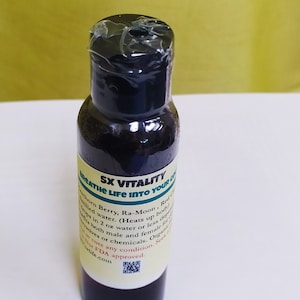 Natural Energy Boost Supplement | SX Vitality Herbal liquid  for Vitality and Well-being