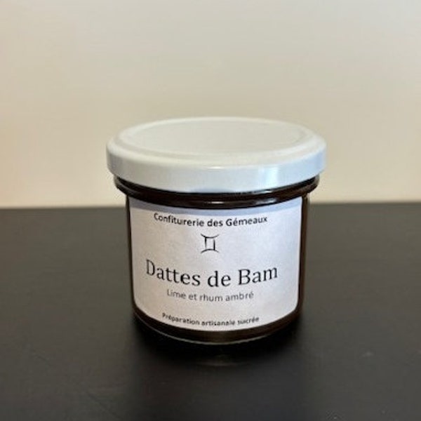 Confiture de dattes - Origine France