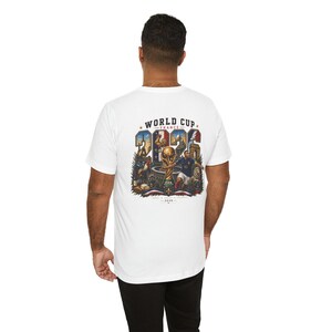 Frankreich Fußball Grafik T-Shirt, Vintage WM 2026 Fußball Fan Shirt Bild 5
