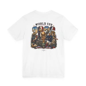 Frankreich Fußball Grafik T-Shirt, Vintage WM 2026 Fußball Fan Shirt Bild 2