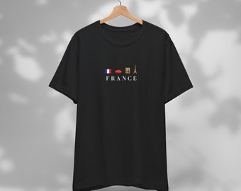 France T-Shirt, French National Day Outfit, Bastille Day T-Shirt, French Flag Shirt, Gift For French, Happy Bastille Day T-Shirt