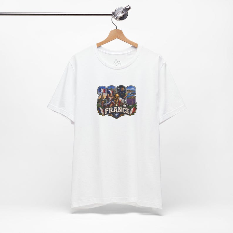 Frankreich Fußball Grafik T-Shirt, Vintage WM 2026 Fußball Fan Shirt Bild 3