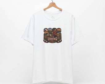 Tschechien Vintage Fußball Grafik T-Shirt, WM 2026 Fanbekleidung
