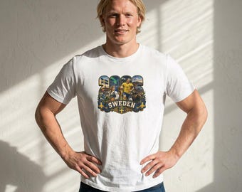 Sweden Soccer Fan T-Shirt, Vintage Football Graphic Tee, World Cup 2026 Apparel