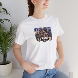 Frankreich Fußball Grafik T-Shirt, Vintage WM 2026 Fußball Fan Shirt Bild 4