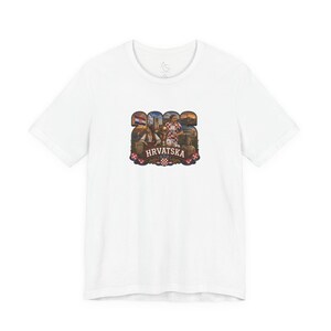 Croatia Vintage Soccer Graphic T-Shirt, World Cup 2026 Fan Apparel image 6