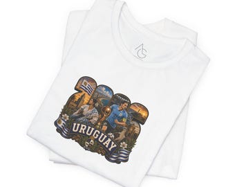 Uruguay Vintage Fußball Grafik-T-Shirt, WM 2026 Fanbekleidung