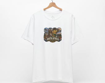 South Africa Vintage Soccer Graphic T-Shirt, World Cup 2026 Fan Apparel