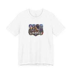 Frankreich Fußball Grafik T-Shirt, Vintage WM 2026 Fußball Fan Shirt Bild 7