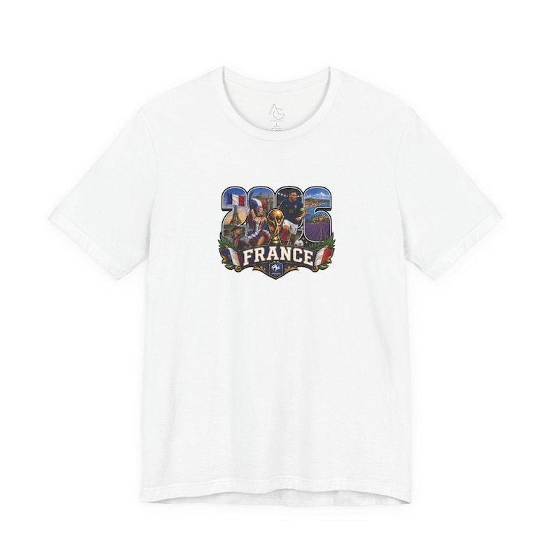 Frankreich Fußball Grafik T-Shirt, Vintage WM 2026 Fußball Fan Shirt Bild 7