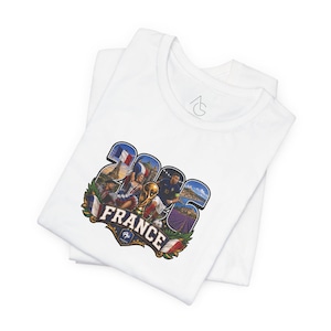 Frankreich Fußball Grafik T-Shirt, Vintage WM 2026 Fußball Fan Shirt Bild 1