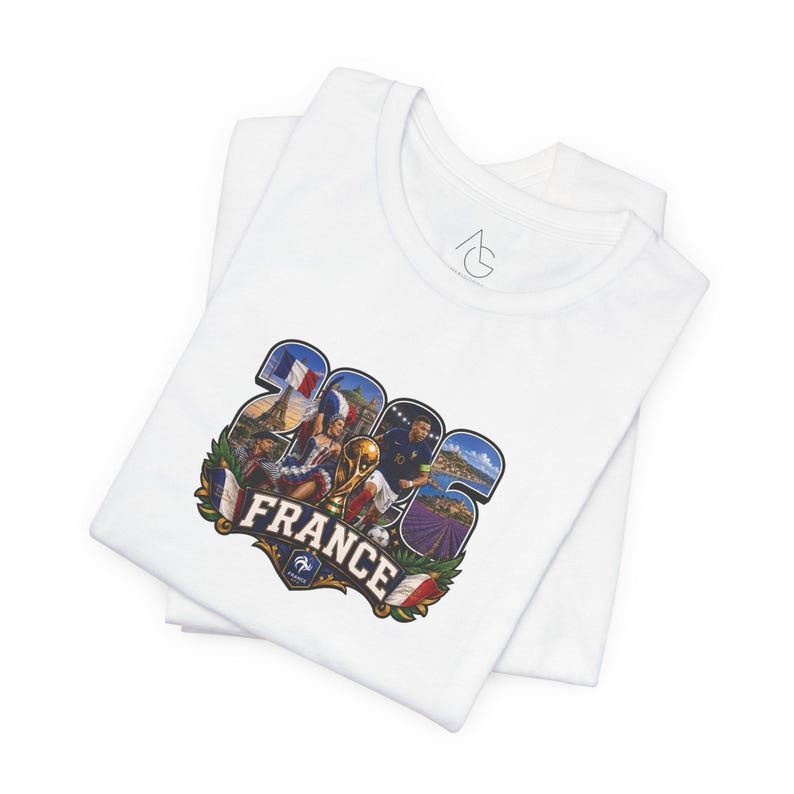 Frankreich Fußball Grafik T-Shirt, Vintage WM 2026 Fußball Fan Shirt Bild 1