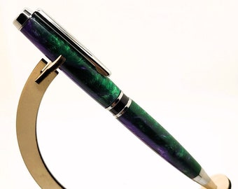 Toni Twist Rollerball in Green/Blue Resin