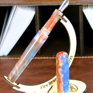 Handmade Fountain Pen – "Cosmica Nebulosa" BFP37 immagine 2
