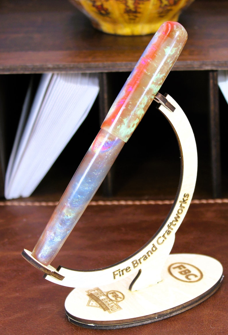Handmade Fountain Pen – "Cosmica Nebulosa" BFP37 immagine 3
