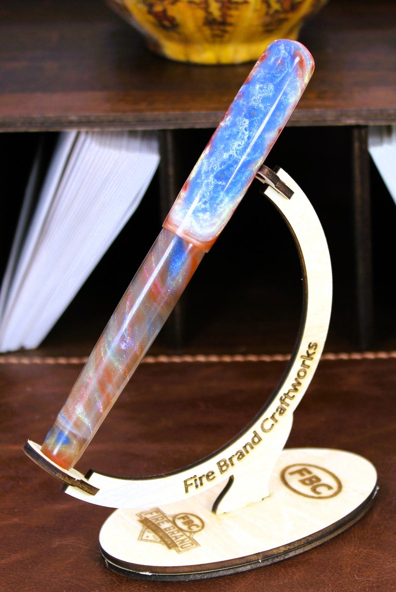 Handmade Fountain Pen – "Cosmica Nebulosa" BFP37 immagine 4