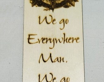 Engraved Bookmark - Compass Design, Personalized Reading Gift