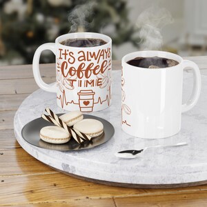Coffee Lover Ceramic Mug: Vibrant Home & Office Drinkware