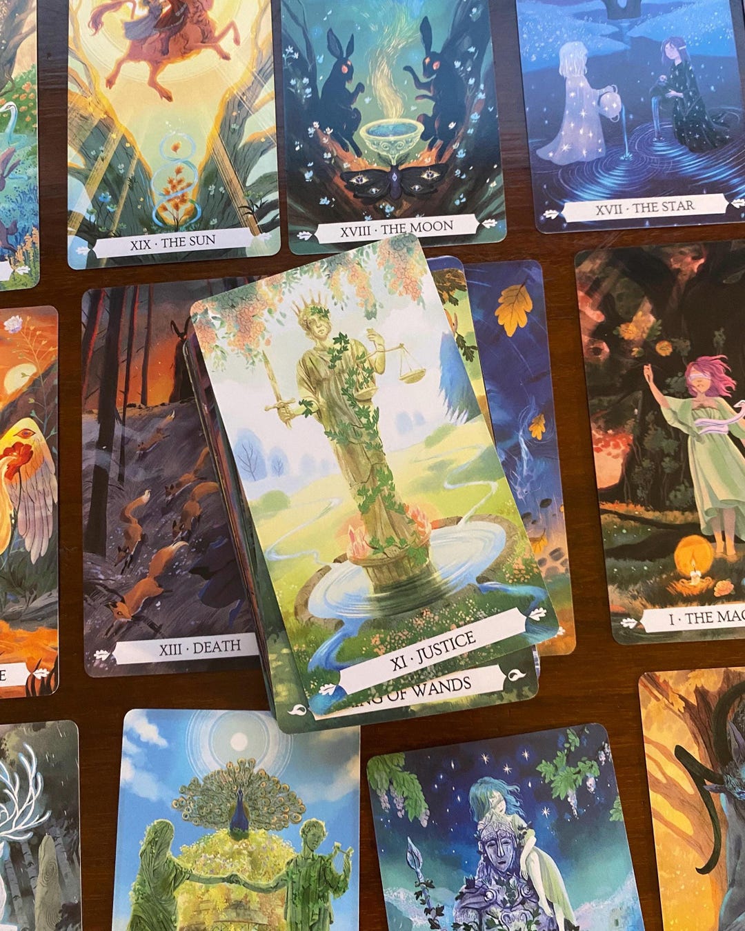 Under the Oak Tree Tarot Deck 78 Divination Cards With Handmade Tarot ...