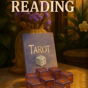 Fai una domanda. Lettura dei Tarocchi con i Dadi in 15 minuti tramite messaggio. Amore, carriera e intuizioni generali. Breve lettura guidata per chiarezza.