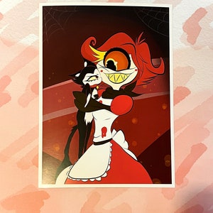 Niffty Fan art print from Hazbin Hotel Cartoon