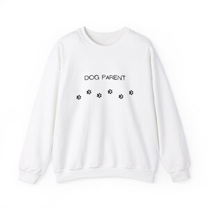 Dog Parent Unisex Heavy Blend™ Crewneck Sweatshirt - White