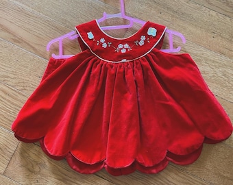 Red Peplum Top