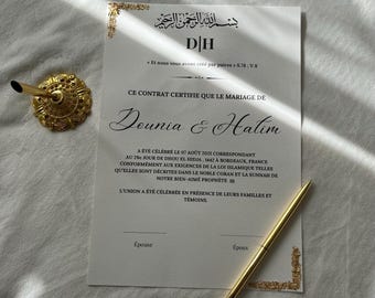Religious Marriage Certificate / Nikkah Certificate