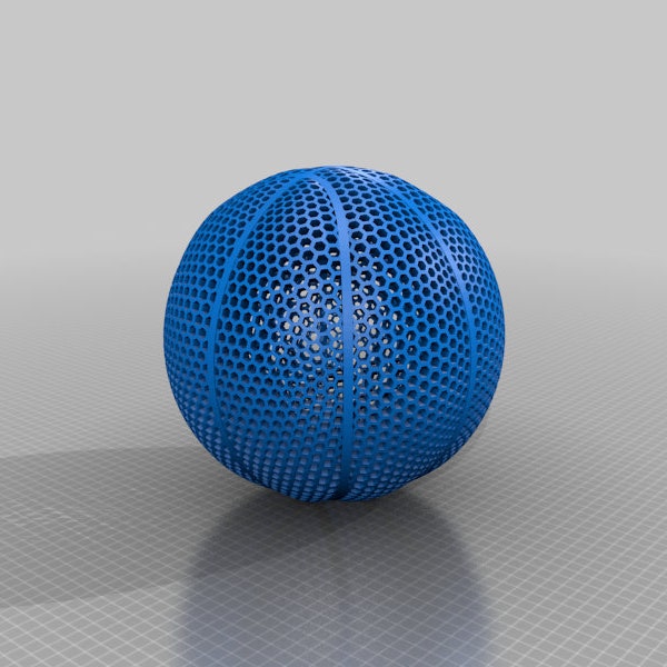 3D Airless Basketball STL File* 3D STL Model* 3D Printer Model* 3D Digital Printing STL File for 3D Printers* Stl Figure* 3D Basketball