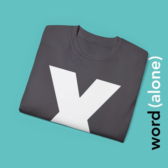 X - Bold Single Letter T-shirt Celebrating the Letter 