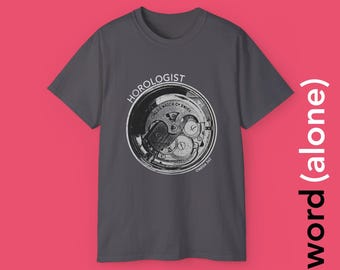 Uhrmacher Grafik-T-Shirt - Omega 562 Uhrwerk - Wort (allein) Grafik-T-Shirt