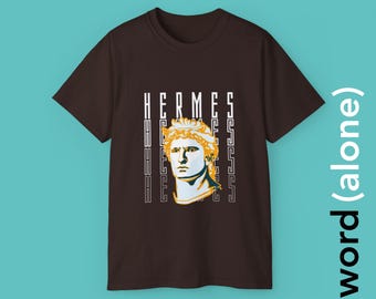 Hermes Greek God T-shirt - Word (alone) Graphical Tees - Etsy