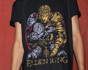 Unisex Elden Shirt, The Warrior Graphic Tee, Tarnished Soulsborne T-Shirt