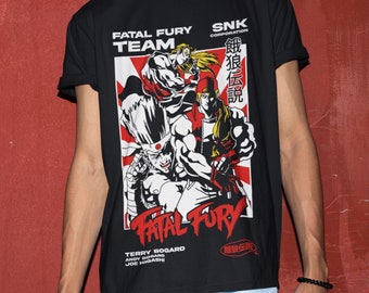 Unisex Fatal Fury Mai Gaming T-Shirt, Retro Anime Waifu Shirt