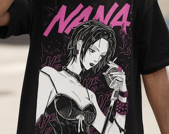 HYKEシャツ　nana UNISEX NANA-TSHIRT With/without Printed Sleeve - Etsy