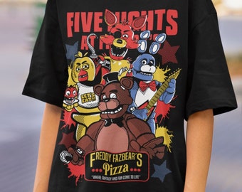 Limited Five Nights at Freddy's Vintage T-shirt, FNAF T-shirt