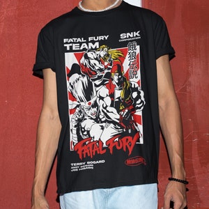 T-shirt da gioco unisex Fatal Fury Mai, maglietta Waifu anime retrò