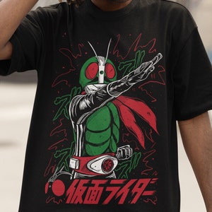 ¡Kamen Rider! Camiseta japonesa Tokusatsu ciencia ficción héroe programa de televisión personaje