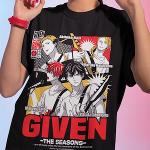 Unisex gegeven t shirt, Ritsuka Uenoyama shirt, Mafuyu Sato shirt, gegeven anime sweatshirt, gegeven anime, cadeau gegeven, anime t shirt, gegeven shirt