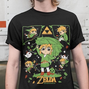 Legend of Zelda Link Shirt - Zelda shirt - Zelda cadeau - The Wind Waker T-shirt - Hylian Crest Shirt - Zelda T-shirt, Zelda Cadeau, Zelda Cadeaus