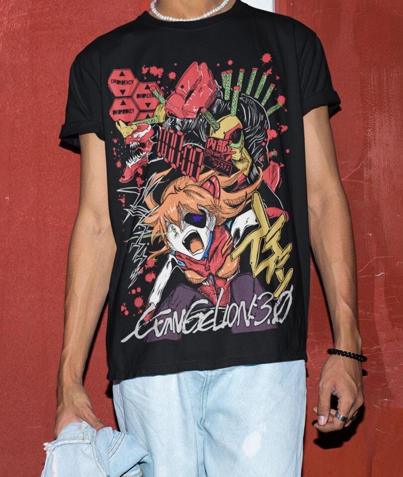 ファッション・ブランド VINTAGE ILLUSTRATION T-Shirt (SHINJI) エヴァンゲリオン公式アパレルブランド【RADIO EVA Online Store】