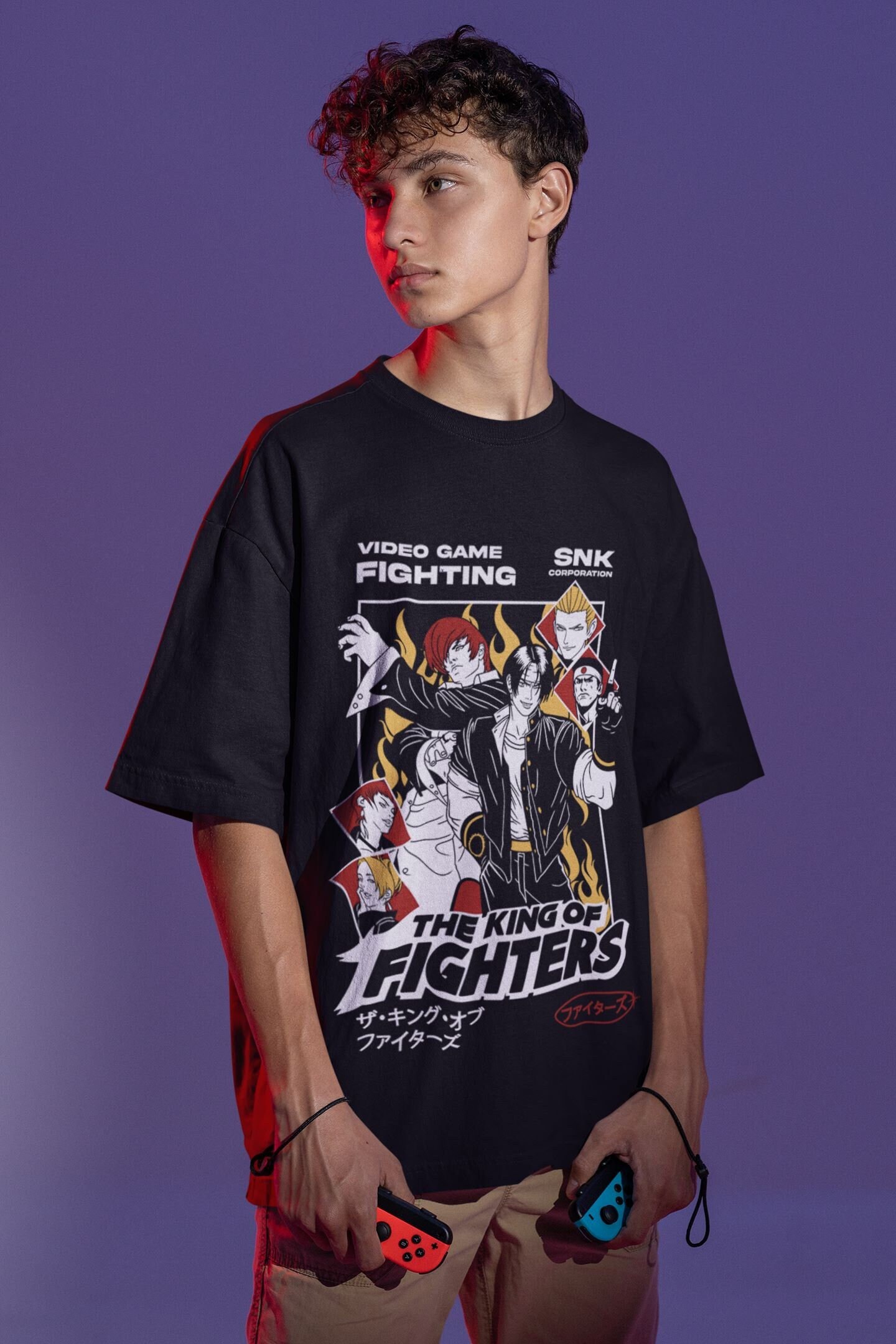 「数量限定 在庫処分セール」 2k2 Kof KOF2002 The Character T-shirt Unisex Premium Select Tシャツ・アパレル