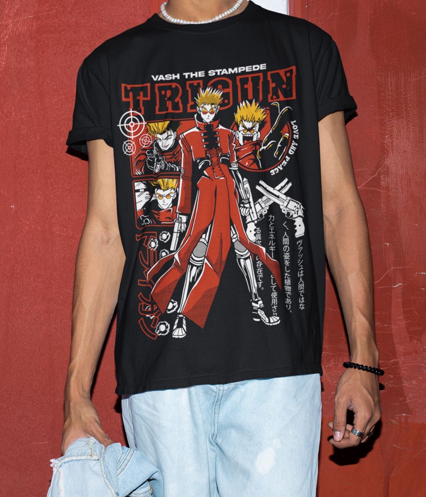 トライガン Tシャツ 黒 ヴァッシュ ウルフウッド アニメT Amazon.co.jp: トライガン Tシャツ XL 黒 ヴァッシュ ウルフ
