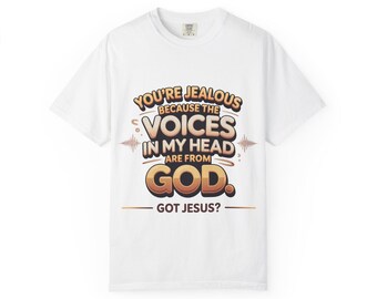 Lustiges christliches T-Shirt, „Got Jesus“, humorvolles Glaubens-T-Shirt, Geschenk für Gläubige, lässiges Kleidungsstück mit Bibelvers, Unisex-T-Shirt (stückgefärbt)