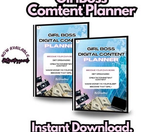 Girl Boss Content Planner ( With Resell Rights)