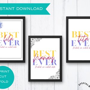 5 Filipino Mother&#39;s Day Card Printable, Tagalog Happy Mother&#39;s Day Card Set, Pinay Mother&#39;s Day Card Ideas, Instant Download